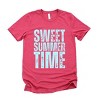 Simply Sage Market Sweet Summer Time Block Distressed Short Sleeve Tee - 2 of 4
