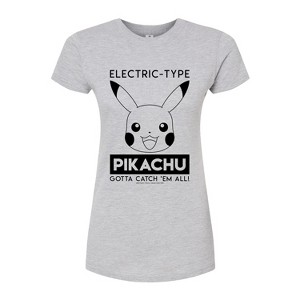 Women's - Pokémon - Electric Type Fitted Graphic T-Shirt - 1 of 3