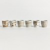 Plum & Post Brown & White Ceramic Province Mini Flower Pots, Set of 6 - 2 of 4