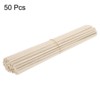 Unique Bargains Arts Garden Christmas Decoration Round Natural Wood Sticks 50 Pcs - 3 of 4