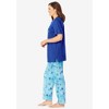 Dreams & Co. Women's Plus Size Graphic Tee PJ Set - 4 of 4