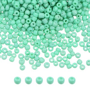 Unique Bargains Loose Craft DIY Earring Necklace Making Glass Round Beads 6000 Pcs - 1 of 4
