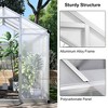 6x8 FT Greenhouse for Outdoors, Polycarbonate Greenhouse with Quick Setup Structure and Roof Vent - 2 of 4