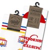 Mister Rogers Neighborhood Trolley Socks - White/Red/Yellow/Blue - 2 of 2
