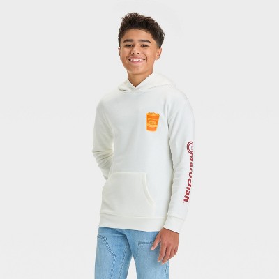 Boys' Pullover Maruchan Graphic Hoodie Sweatshirt - art class™ Cream