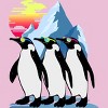 Girl's Design By Humans North Pole Summer By clingcling T-Shirt - 2 of 3