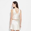 Women's Satin Rosette Tank Top - Wild Fable™ - 3 of 3