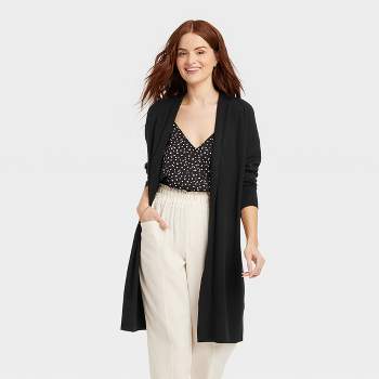 Women's Long Layering Duster Cardigan - A New Day™