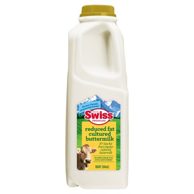 Swiss Premium 2% Reduced-Fat Cultured Buttermilk - 1qt