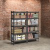 5-Tier Storage Shelves, Set of 2 Garage Storage, Adjustable Shelving Units,11.8 x 29.5 x 59.1 Inches, 386 lb Per Shelf, Shed, Warehouse, Basement - 2 of 4