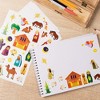 Juvale 864-Piece Christmas Stickers, 36 Sheets Nativity Scene Stickers for Scrapbooking, DIY Crafts, Holiday Card Making - 3 of 4