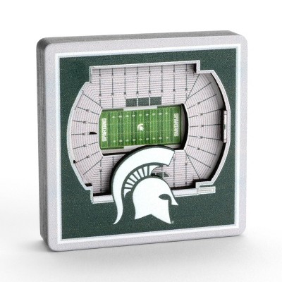 NCAA Michigan State Spartans 3D Stadium View Magnet