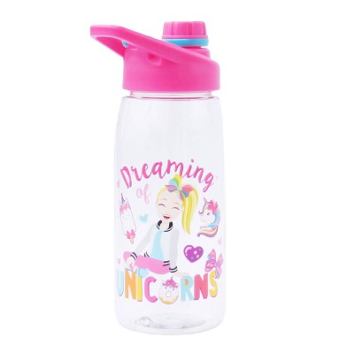 JoJo Siwa 20oz Tritan Water Bottle with Stickers - Silver Buffalo