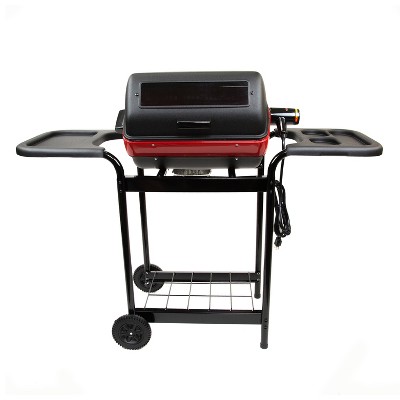 Americana Electric Cart Grill with Polymer Side Tables and Shelf Model 9359W5.181 - Meco