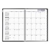 DayMinder Hard-Cover Monthly Planner, Ruled Blocks, 11.75 x 8, Black Cover, 14-Month: Dec 2025 to Jan 2027 - 2 of 4
