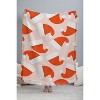 Showmemars Santa Hat pattern 56"x46" Woven Throw Blanket - Deny Designs - 3 of 4