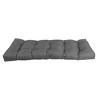 Blazing Needles, 51-inch by 19-inch Tufted Solid Outdoor Spun Polyester Loveseat Cushion - 2 of 3