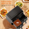 WHALL Dual Basket Digital Air Fryer Oven with View Windows, 10 Qt Baskets, 1800W - 4 of 4
