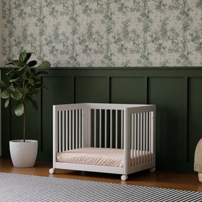 Yuzu White Pine 8-in-1 Convertible Crib with Conversion Kits