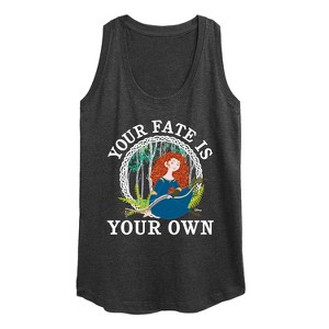 Women's - Disney - Merida Your Fate Is Your Own Graphic Racerback Tank - 1 of 4