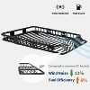 Universal Roof Rack Carrier Basket, 200 Lbs Capacity Car Cargo Rack, Luggage Holder Basket for SUVs, Trucks, Vehicles - 4 of 4