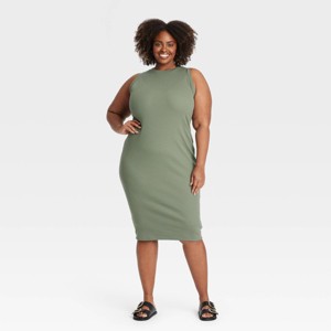 Women's Midi Pullover Bodycon Dress - Ava & Viv™ - 1 of 3