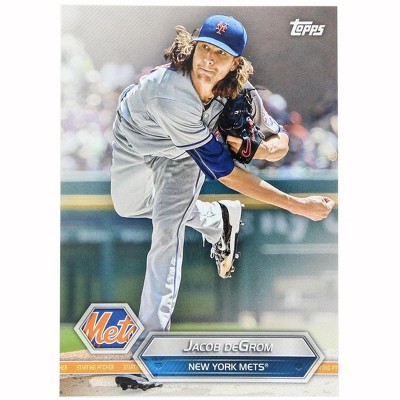 2021 Topps Now Jacob DeGrom on card Auto 48/49 New York shops Mets 340B