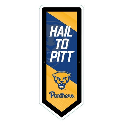 Evergreen Ultra-Thin Glazelight LED Wall Decor, Pennant, University of Pittsburgh- 9 x 23 Inches Made In USA