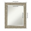 Amanti Art Filigree Beveled Framed Bathroom Vanity Wall Mirror - 3 of 4
