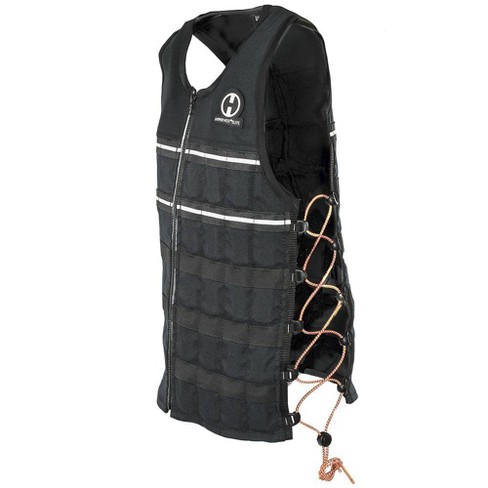 Hyperwear Hyper Vest ELITE Thin Adjustable Weighted Vest with Zipper -  10lbs (S)