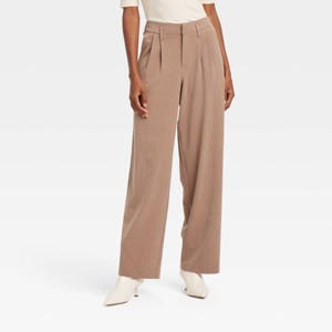 Women's High-Rise Straight Trousers - A New Day™ - 1 of 3