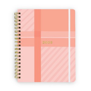 lake + loft Pinky Plaid 12-month 2025 Reverie Planner - 1 of 4