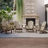 WestinTrends Highland Outdoor Patio HDPE Adirondack Chairs With Cup Holders (Set of 4) - 2 of 4