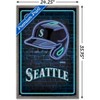 Trends International MLB Seattle Mariners - Neon Helmet 23 Framed Wall Poster Prints - 3 of 4