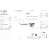 Pompeii3 2Ct Certified Diamond 950 Platinum Solitaire Diamond Engagement Ring Lab Created - 4 of 4