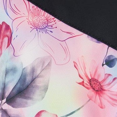 butterflies on multicolored and black background