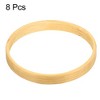 Unique Bargains Bamboo Handmade DIY Craft Wedding Dream Catcher Floral Hoops 8 Pcs - 3 of 3
