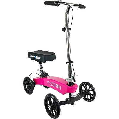 KneeRover Fusion Patented Knee Scooter Crutch Alternative with 4 Wheel Steering