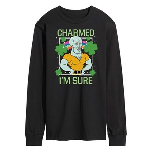 Men's - SpongeBob Squarepants - Charmed I'm Sure Long Sleeve Graphic T-Shirt - 1 of 4