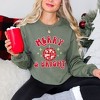 Simply Sage Market Women's Graphic Sweatshirt Merry and Bright Disco Ball - 2 of 4