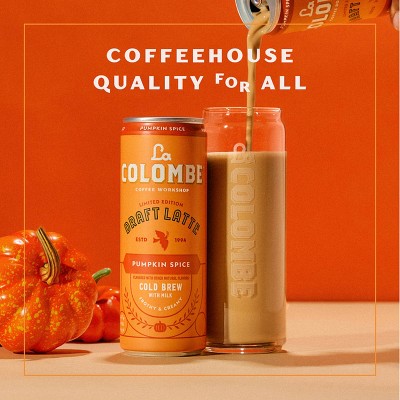 La Colombe Pumpkin Spice Draft Latte - 4pk/9 fl oz Cans