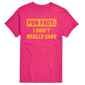 Men's - Instant Message - Funny I Dont Really Care Short Sleeve Graphic T-Shirt - 1 of 4