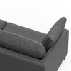 WyndenHall 90" Lana Mid Century Sofa - 3 of 4