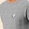 Dalix Ghost Embroidered Crewneck Long Sleeve Sweatshirt Fleece Men - 4 of 4