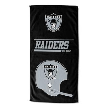 30"x60" NFL Las Vegas Raiders 40 Yard Dash Legacy Printed Beach Towel