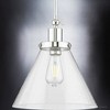 Urban Ambiance Luxury Traditional Pendant 12.5''H x 12''W,  Polished Nickel Finish,  Pawtucket Collection, UHP4001 - 4 of 4