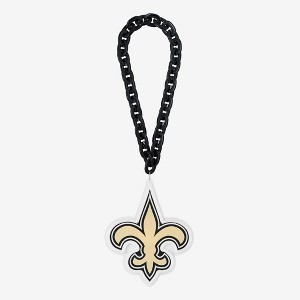NFL Fan Chain, Big Neon Light Up Team Logo - New Orleans Saints - 1 of 4