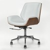Lycvki Solid Wood Genuine Leather Executive Office Chair - 2 of 4