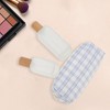 Unique Bargains 1 Pc Plaid Retro Style Drawstring Makeup Bag for Vacation Cotton - 4 of 4