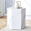 NicBex Modern Hexagonal Textured-Pattern Coffee Table,Minimalist Center Table for Living Room,Living Room Furniture - 2 of 4